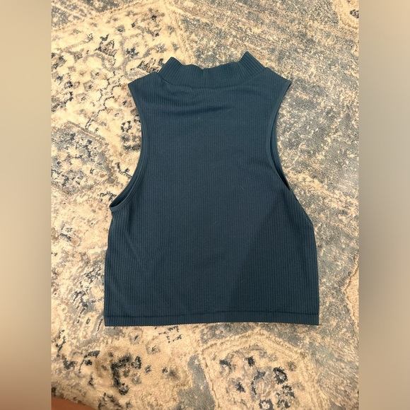 Zara blue tank turtleneck - Picture 2 of 2